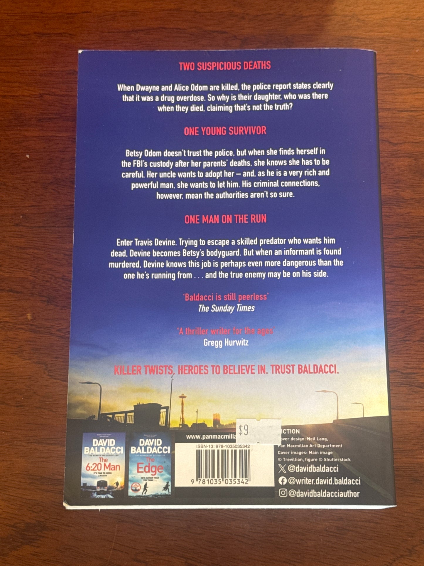 To die for. David Baldacci. 2024.