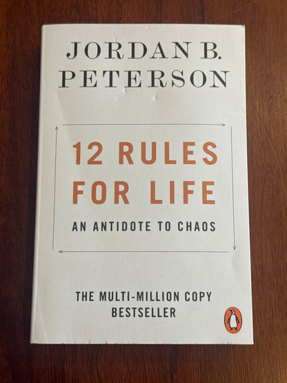 12 rules for life: an antidote for chaos. Jordan Peterson. 2019.