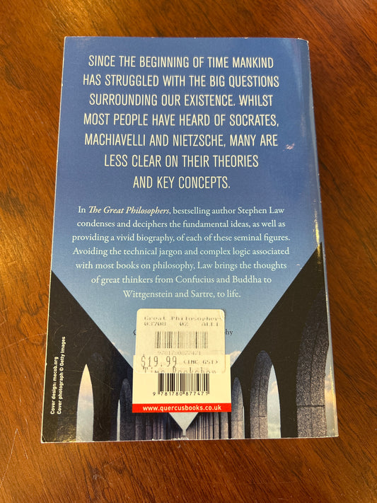 Great philosophers: the lives and ideas of history’s greatest thinkers. Stephen Law. 2013.