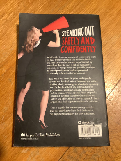 Speaking out. Tara Moss. 2016.