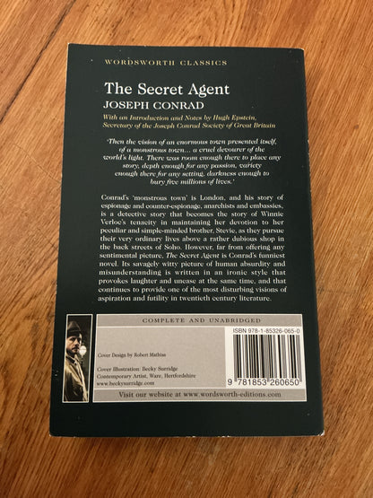 Secret agent. Joseph Conrad. 2000.