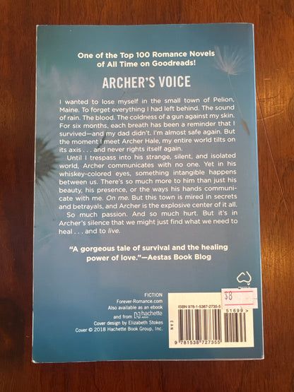 Archer’s voice. Mia Sheridan. 2018.