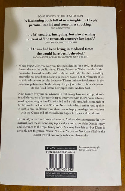 Diana: her true story: in her own words. Andrew Morton. 1997.