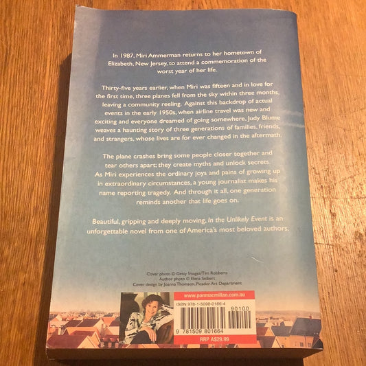 In the unlikely event. Judy Blume. 2015