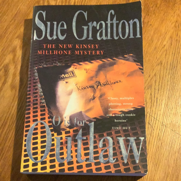 O is for outlaw. Sue Grafton. 1999.
