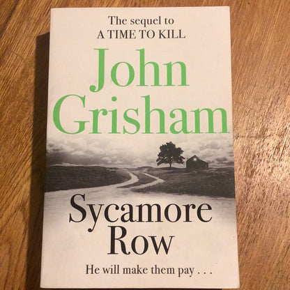 Sycamore row. John Grisham. 2014.