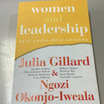 Women and leadership: real lives, real lessons. Julia Gillard & Ngozi Okonjo-Iweala. 2020.