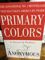 Primary colors: a novel of politics (Anonymous)