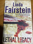 Lethal legacy. Linda Fairstein. 2009.