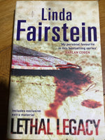 Lethal legacy. Linda Fairstein. 2009.