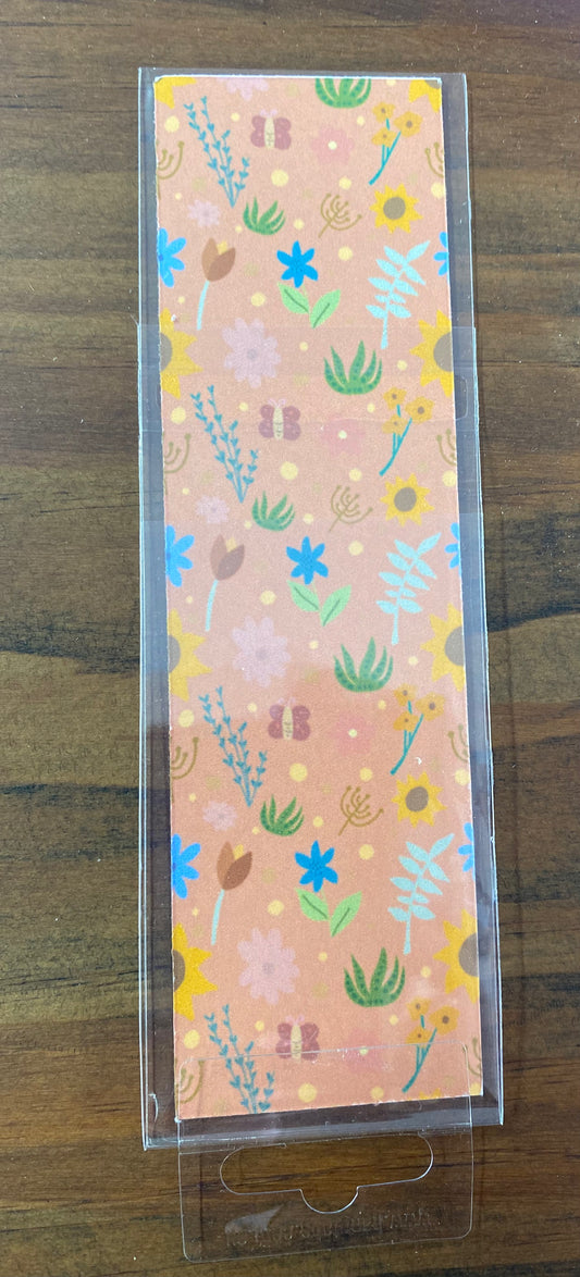 Floral bookmark.