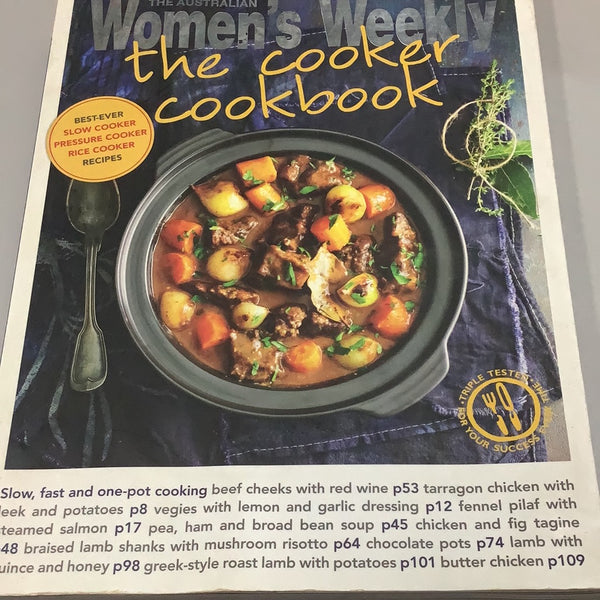 Cooker cookbook (Australian Women’s Weekly)(2011, paperback)
