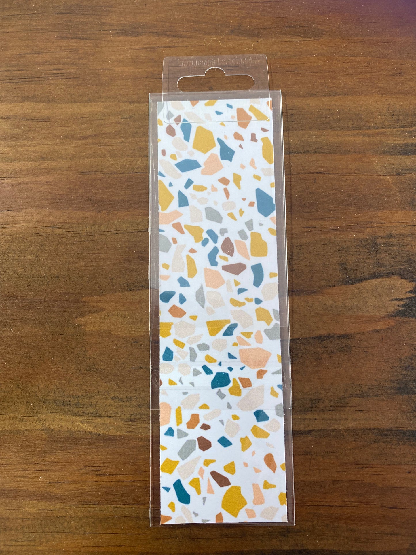 Terrazzo print bookmark